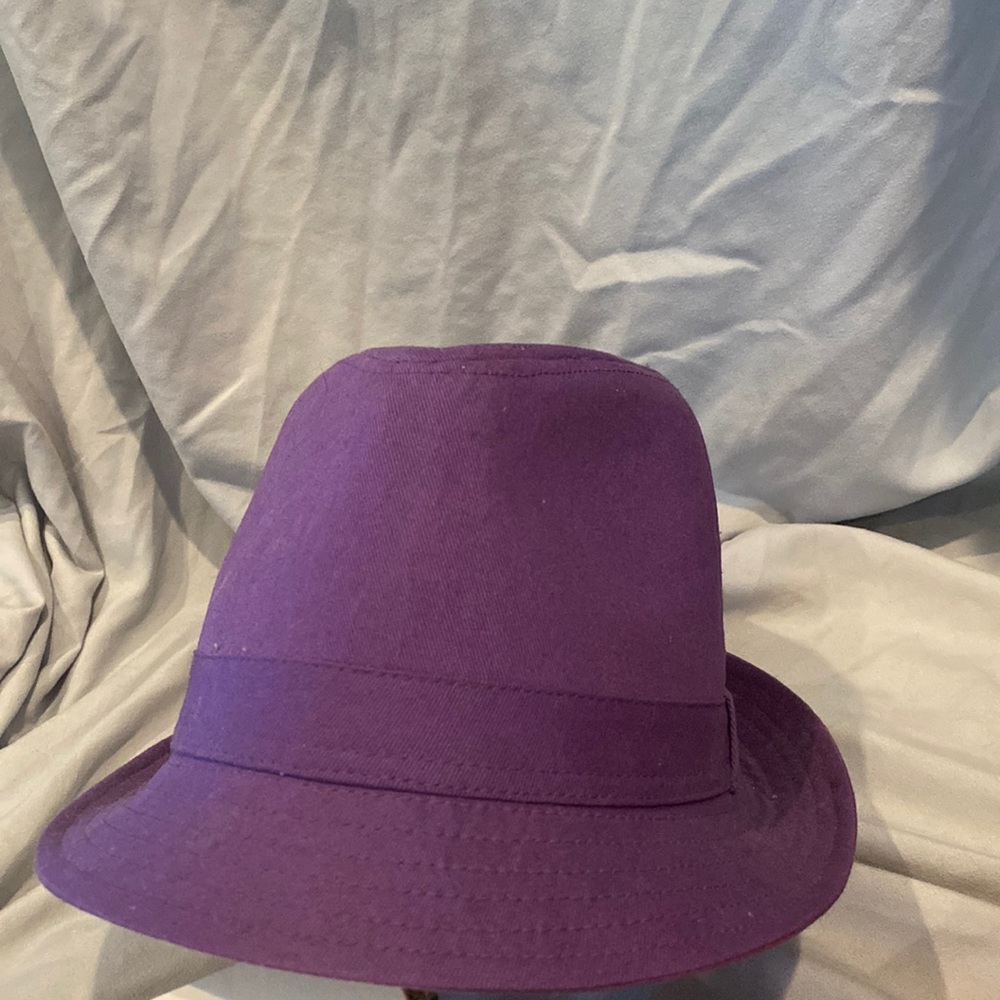 Lightly worn -purple Fedora